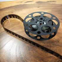 Nostalgic retro old 35mm film copy metal sheet clip tape diameter 17 8cm ornaments