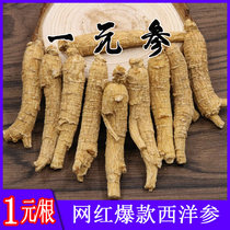(One yuan one root) authentic American ginseng strips special grade flower ginseng slices ginseng wine wine whole branches and ginseng root section powder