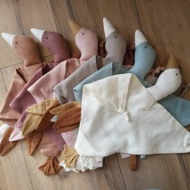 Little Spot Danish SAGA Organic Cotton Soothing Towel Big Goose Styling Double Ear Styling Soft And Comfortable
