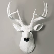 European-style creative deer head Wall Wall decoration living room wall stereo animal antler wall decoration pendant wall decoration