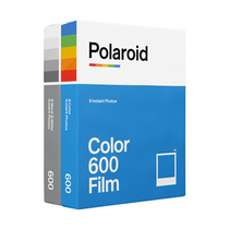 Polaroid Polaroid 600 photo paper white edge color black and white round frame double set 16 pieces spot