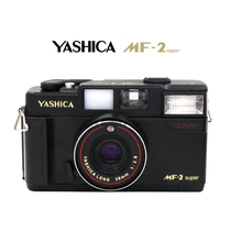 New YASHICA MF2 135 Film Camera 38mm f3 8 timed selfie manual flash light