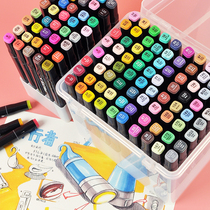 Mark pen set students with animation hand-painted design painting color pen 30 40 60 color outfit