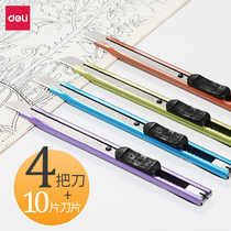 4 deli utility knife handmade knives wall paper knives large knives split express box cutters paper knives large quit knives wholesale industrial paper cutters tool cutters cutting tools