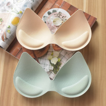 Latex breast cushion plug thicker female chest liner replace sports vest underwear beautiful sponge cushion