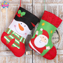Christmas Socks Gift Bag Christmas Decorations Children Kindergarten Creativity Small Gift Little Old Man Candy Bag