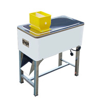 Double disc QRLS-300B double hob horizontal cut meat machine horizontal slicer commercial meat machine cutting mutton machine