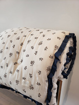 ins Korean style wind retro small pieces full cotton spring and autumn quilted by the body and the skin is softly washed by the core soft summer