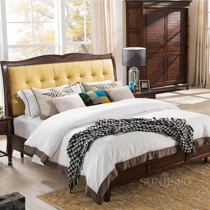 SUNTSB Saint Tisburg double bed 103 residential furniture bed solid wood bed Changchun Red Star Macalline