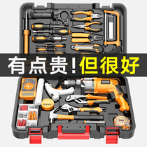 Franz hardware toolbox set household multifunctional electric drill Wood electrician electric repair combination tool set