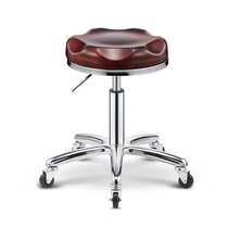 Beauty stool barber shop chair hairdressing stool rotating lifting round stool big engineering stool stool stool nail stool pulley makeup round