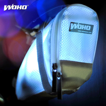 Taiwan woho bicycle Firefly tail bag mountain bike waterproof luminous car front bag road car quick dismantling triangle bag