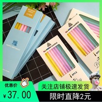 Rainbow Candles Net Red Birthday Cake Candles New Product Creative Romantic Birthday Party Golden Long Pole Pencil Candles