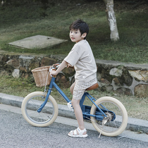 angelnaco childrens bicycle 16 inch boys and girls Japanese retro light 3 years old 4 Years 5 Years Old 6 years old bicycle