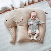 INS Baby appeasement Divine Instrumental Cute Elephant Budoll Doll Couch Baby Sleeping Cushions Bed in bed photo