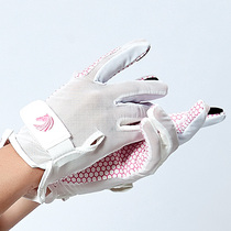 Summer Children Equestrian Summer Gloves Horse Silicone Training Gloves Anti-Slide Wear-Resisting Breakthrough Gloves