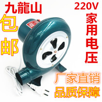 Jiulongshan blower 220V household stove blower small barbecue combustion engine egg