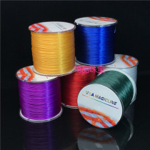 High-end Imported Flat Stock USA American Flat Wire Elastic Cord Green Pine Honey Wax South Red Bracelet Sturdy Wear Bead Rope