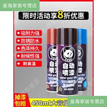 Anti-rust paint stainless steel corrosion-resistant waterproof paint are hand spray paint black paint