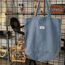 @ Harbour Tsai Literature Mens Day Ensemble Denim Bag Yinglen Retro Washed to Do the Old 100 Lap Single Shoulder Bag Fashion Sail Bag