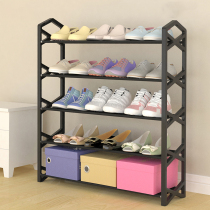 Shoe rack simple door home 2021 indoor beautiful multi-layer net Red simple storage shoe cabinet storage rack