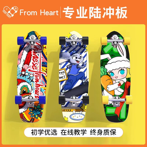 От сердца профессиональная земельная доска для серфинга S5 Spring Bridge Дети взрослые взрослые штрафные удары на улице. Скейтборд