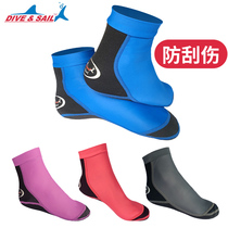 3MM MENS SNORKELING socks thickened warm anti-coral 1 5MM NEOPRENE womens diving socks scratch-resistant swimming socks