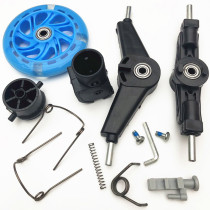 Children's Scooter Accessories Spring Children's Three and Four Wheels Flash Wheel Lift Pinball Slider Steering Parts