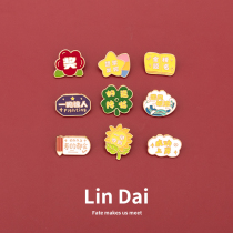 One move to win the badge of the male and female metal college examination bra needle students rewards gift pin