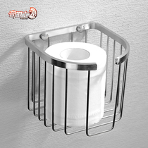 Non-perforated stainless steel net basket tissue rack toilet toilet rack toilet wall hanging toilet toilet toilet paper roll holder