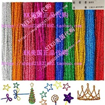 Value Pack 700 Pieces Glitter Assorted Colors Chenille Stems