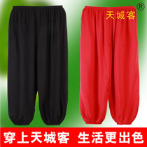 Adult Men And Women Light Cage Pants Big Code Loose Summer Thin Air Conditioning Cotton Silk Mosquito Repellent Children Parent-child Casual Sleeping Pants