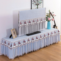 TV cover dust cover cover fabric rectangular TV cabinet cover hanging 55 inch 60 inch curved LCD TV cover