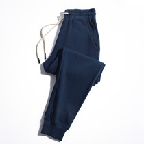 Cang Shi Yishi co-name heavy cotton casual high-end pants pants mens spring and autumn thick knitted Sports feet