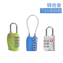 Zinc alloy TSA customs password lock Luggage trolley luggage lock Clearance small padlock Gym wardrobe lock