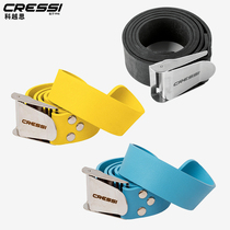 Italian CRESSI QUICK-RELEASE ELASTIC STRONG steel buckle counterweight belt BELT