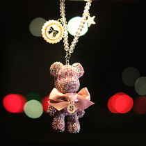 Benz BMW Car Pendant On-board Rearview Mirror Hanging Accessories Creative Internet Red Violent Bear Upscale Interior Decoration Items