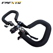 Mountain bike butterfly handlebar 31 8 handlebar 25 4 bending aluminum alloy adjustable travel long-distance rest handlebar accessories