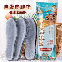 Self-heating insole Ultra-Long Sheep Plush Warm Insole Comfort Soft Washable Heating Woman Winter Plus Suede Thickening