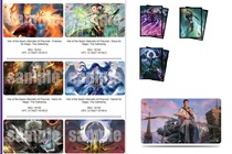 ultra pro sparks battle different paintings Peng Luke card pad a total of 6 card sets