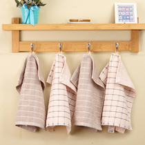 (2 pieces of value) cotton large square towel cotton household face towel soft water absorption is not easy to lose hair