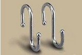 Wrought adhesive hook iron side hanging iron flower clothing adhesive hook clothing display rack hook