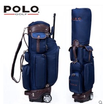 POLO new golf bag mens golf bag light tie rod with wheel golf bag