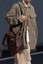 Unite Life21aw Main Line DuPont Waterproof Multifunctional Portable cityboy Modeling Hand bag shoulder bag