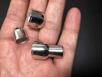Sterling silver pipe ring military pipe ring 925 pipe decoration ring