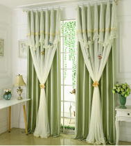 Curtains shade bedroom with curtain paddy green living room dream girl full shade curtain 2022 new style