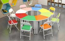 School color desks and chairs drawing room manual art painting table primary school tutoring training table splicing table