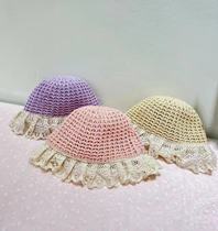 The decoration -M2095 lace straw hat doesnt back out and doesnt change.