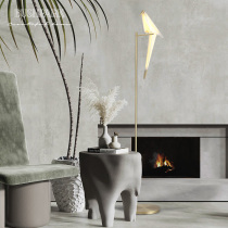 Dutch Mooi creative paper crane bird living room bedroom floor lamp designer Model Room table lamp vertical lamp