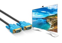 Shengwei VGA extension cable vga3 9 HD video cable Computer projector cable engineering grade 10 meters